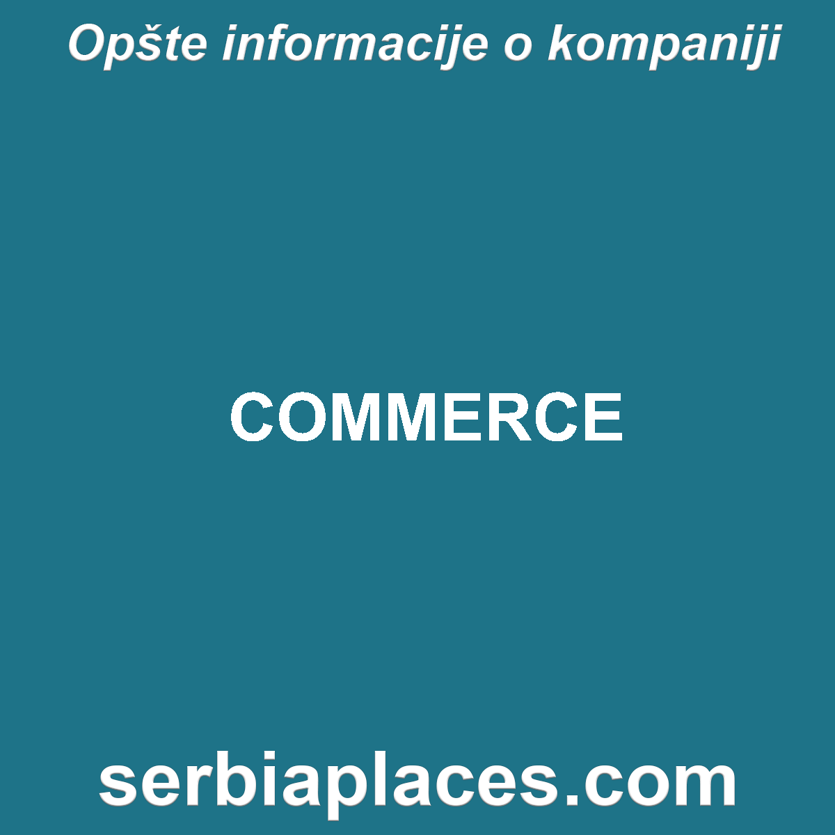 COMMERCE