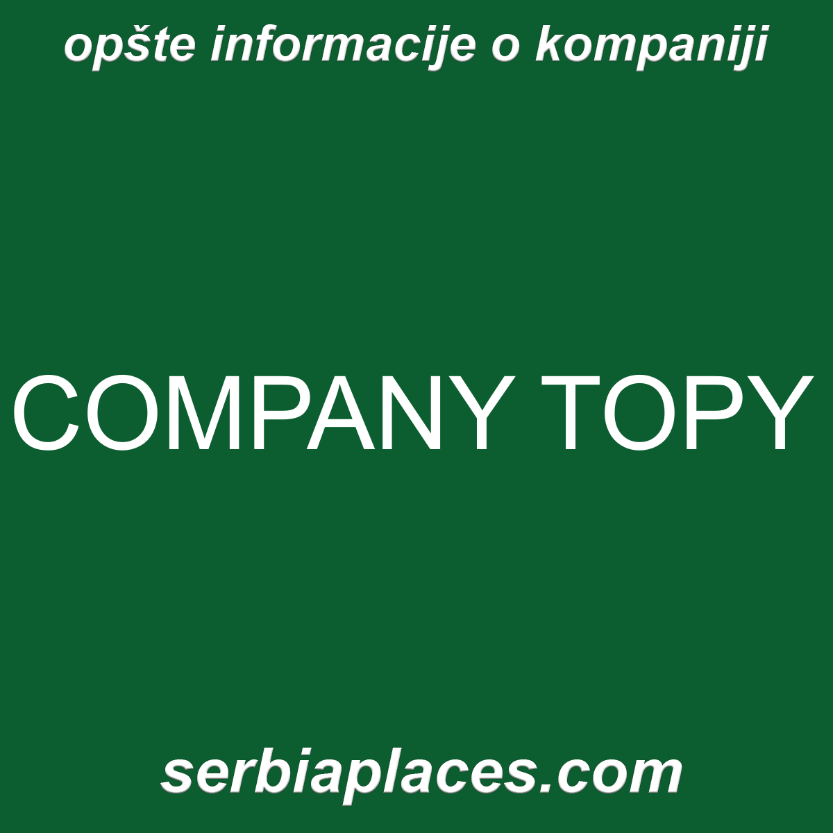 COMPANY TOPY