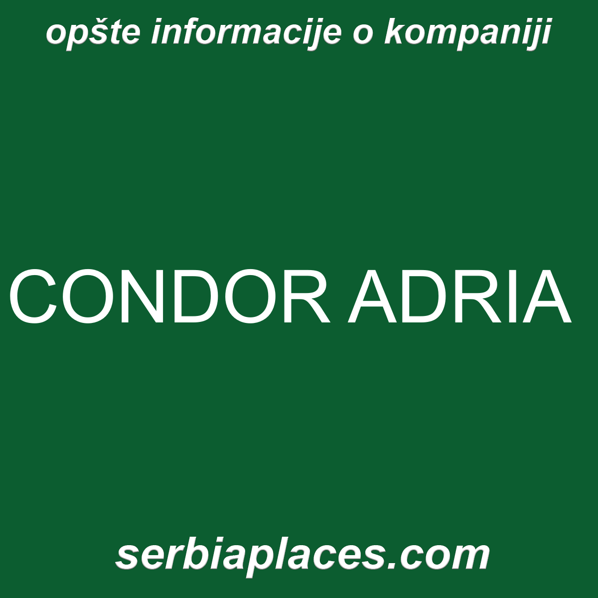 CONDOR ADRIA