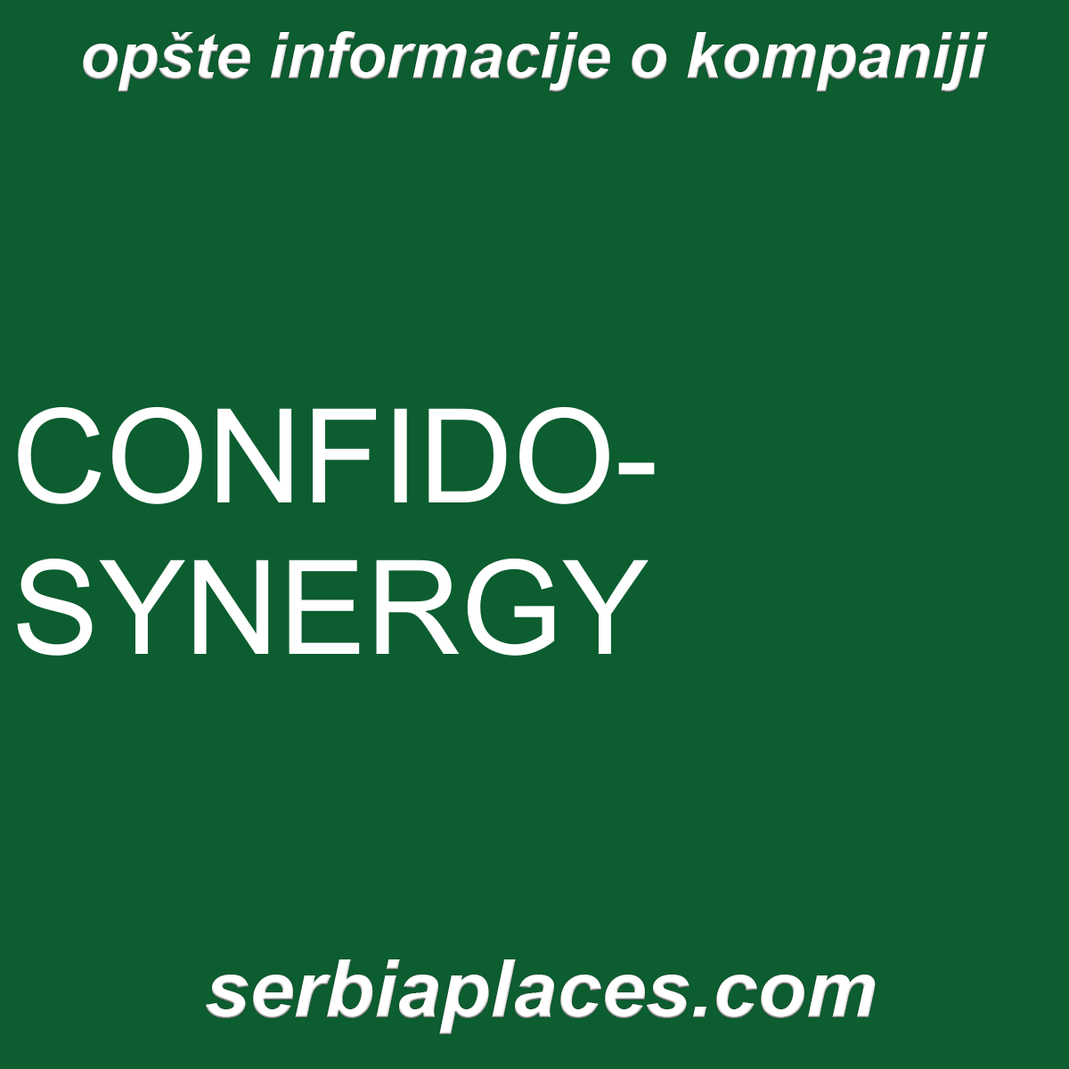 CONFIDO-SYNERGY