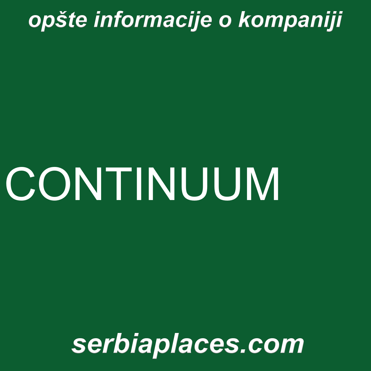 CONTINUUM