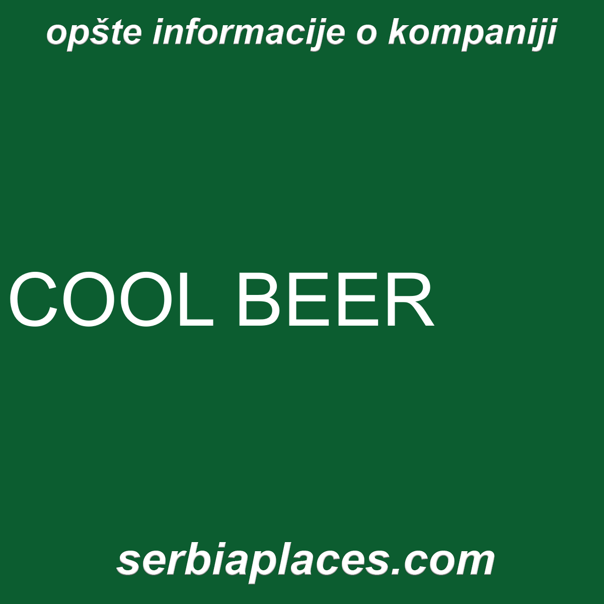 COOL BEER