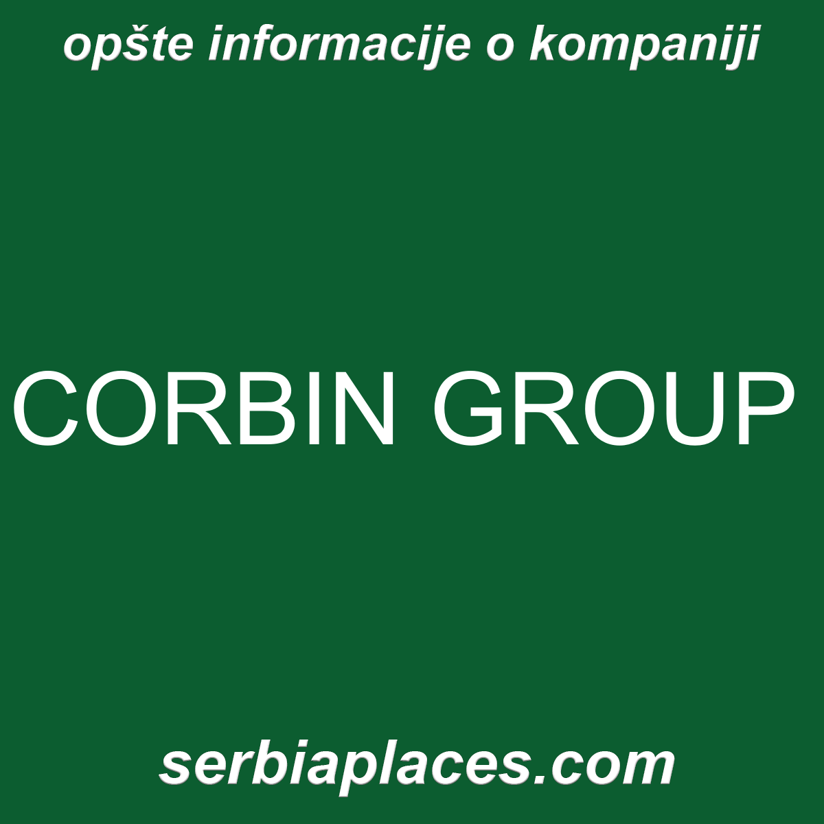 CORBIN GROUP