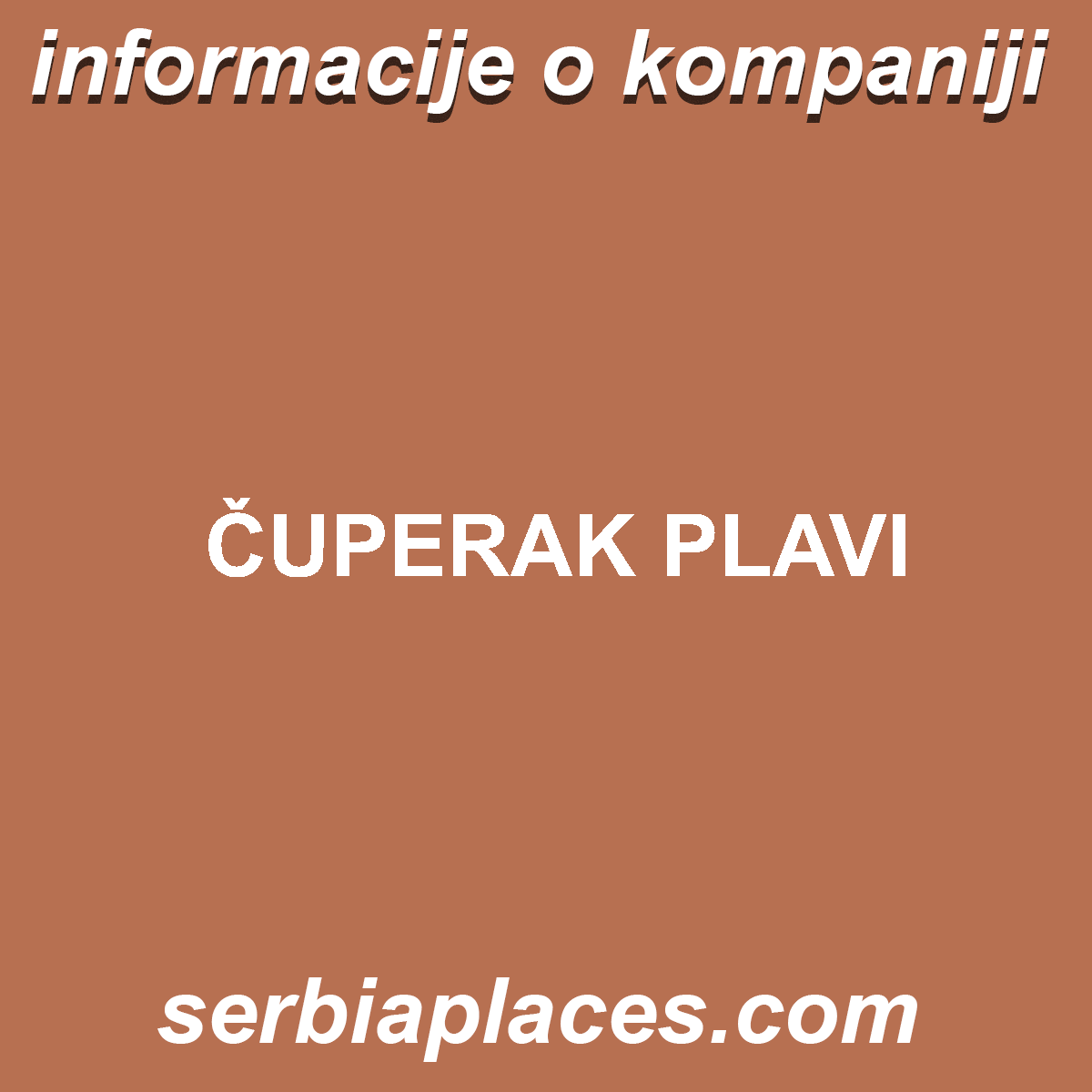 ČUPERAK PLAVI