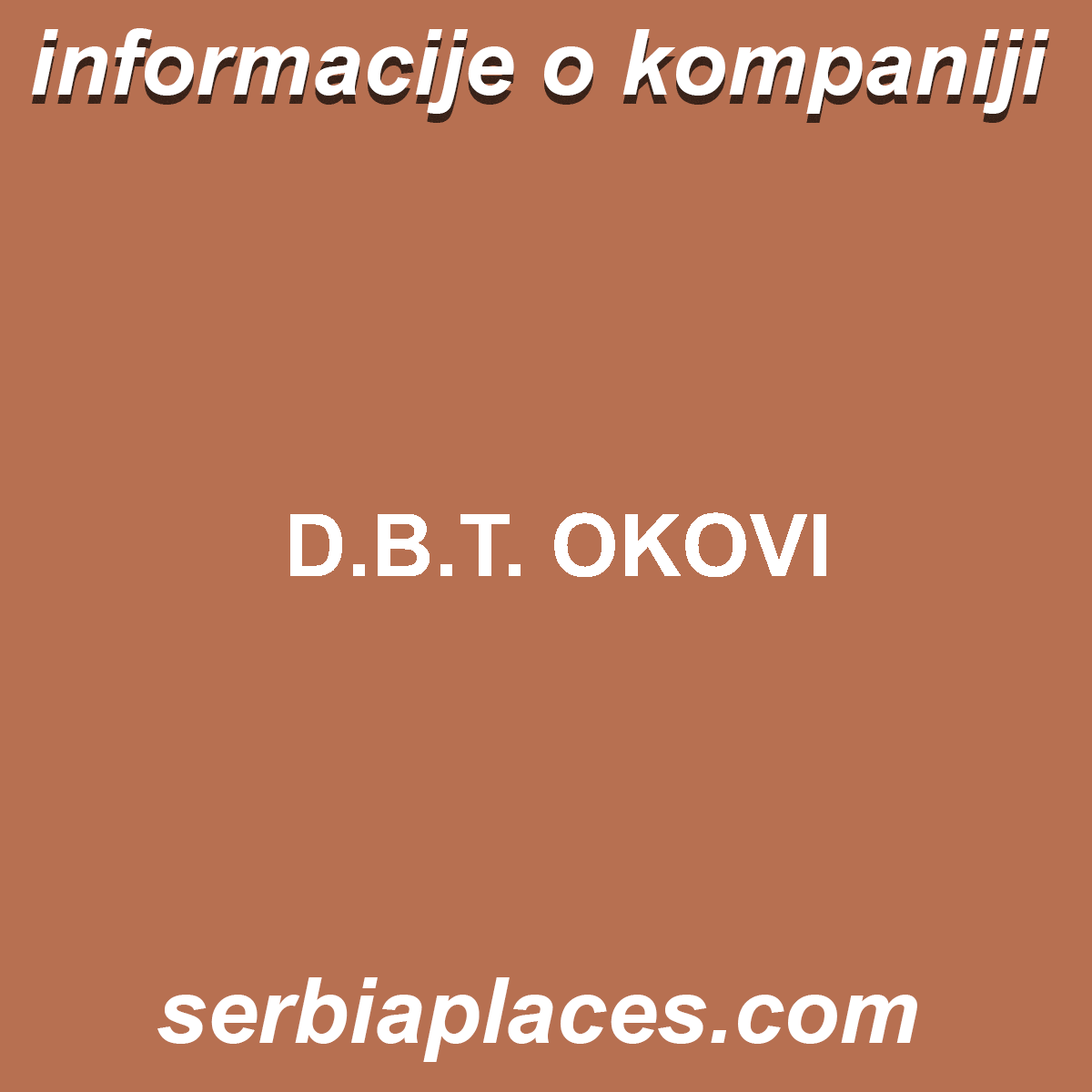 D.B.T. OKOVI