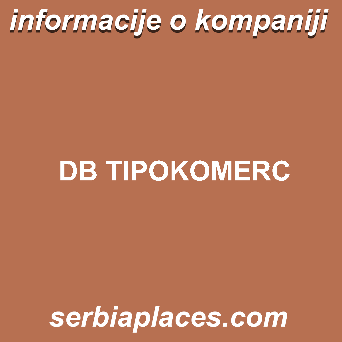 DB TIPOKOMERC