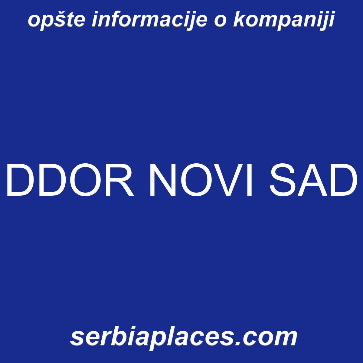 DDOR NOVI SAD