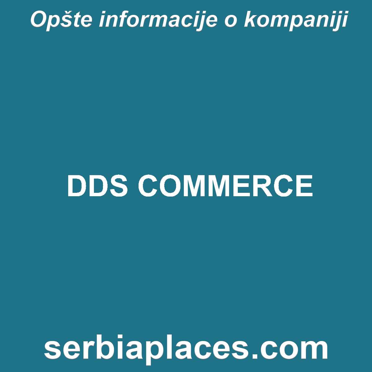 DDS COMMERCE