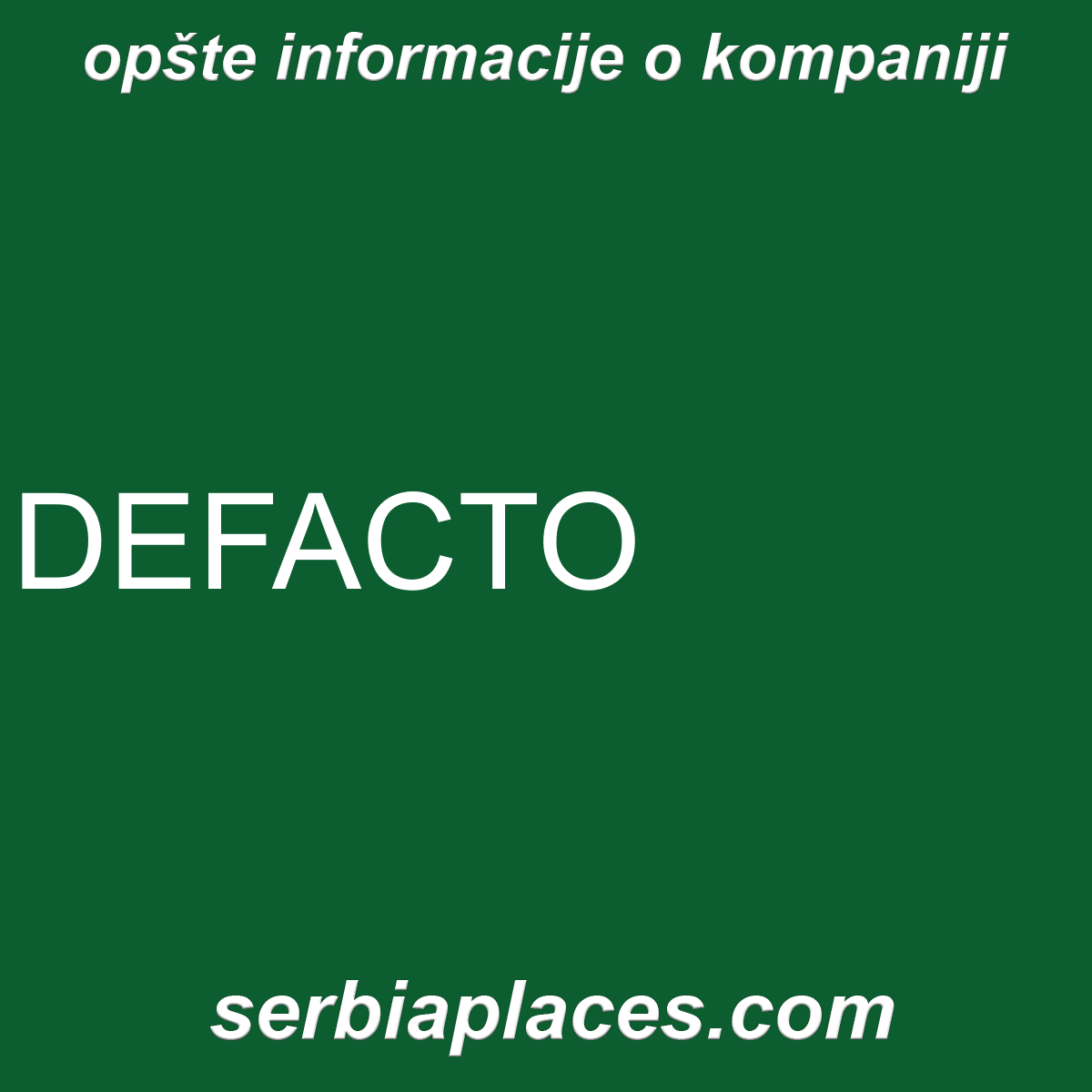 DEFACTO