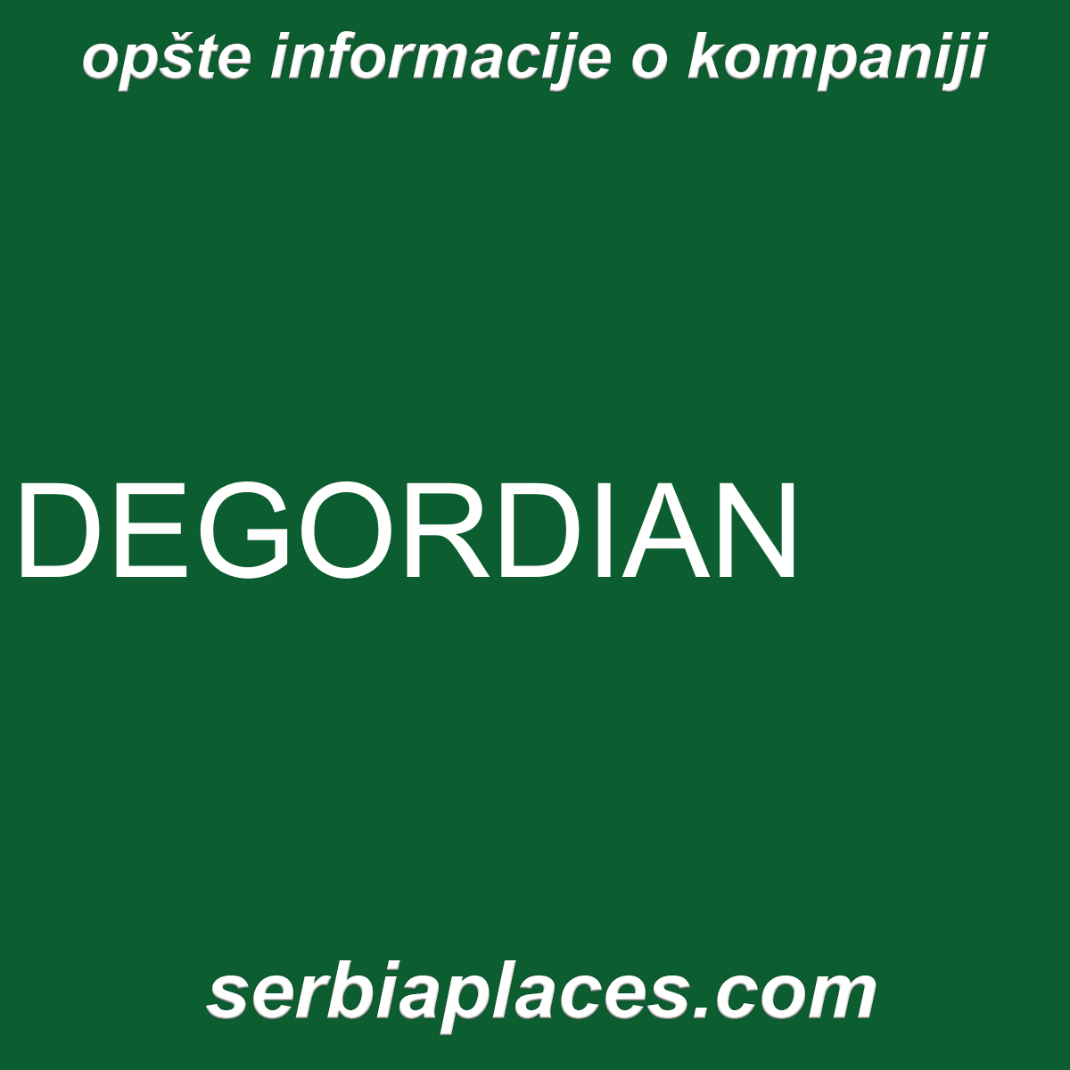 DEGORDIAN