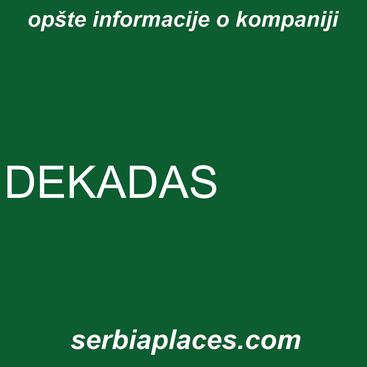 DEKADAS
