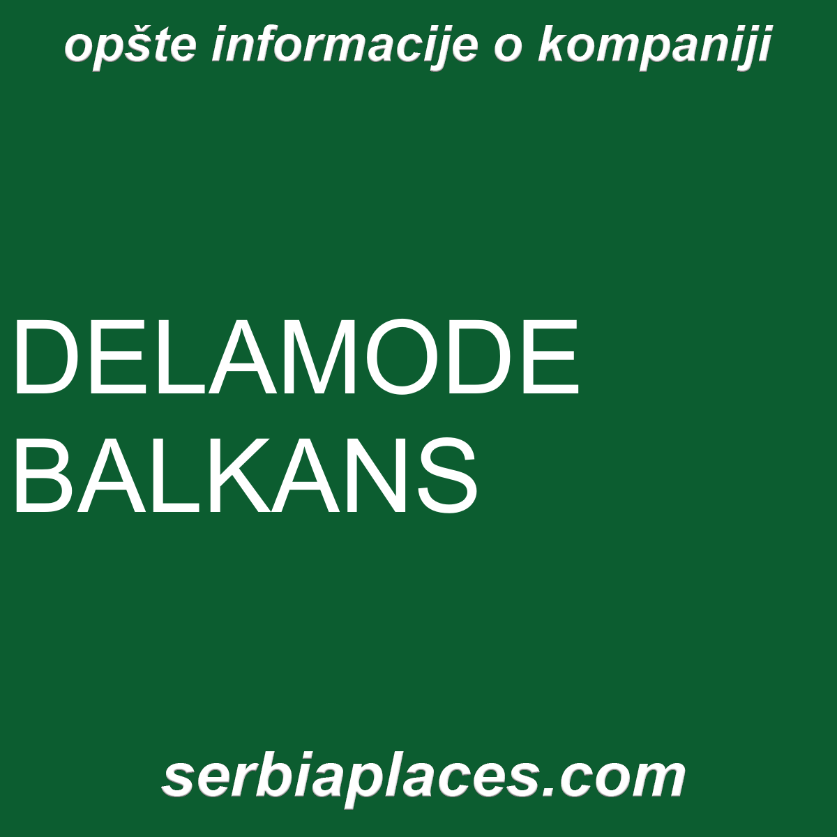 DELAMODE BALKANS