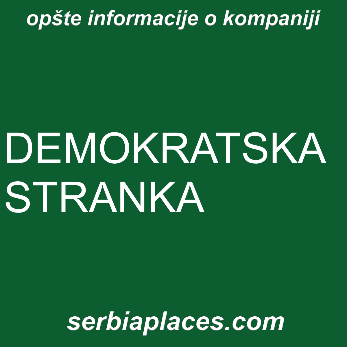 DEMOKRATSKA STRANKA