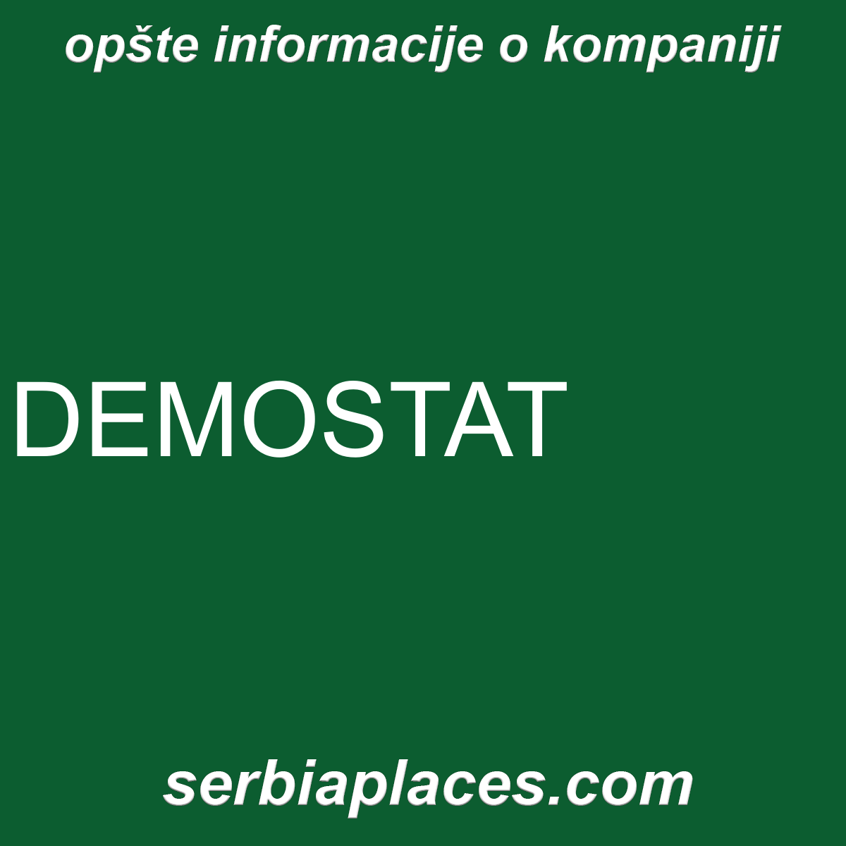 DEMOSTAT