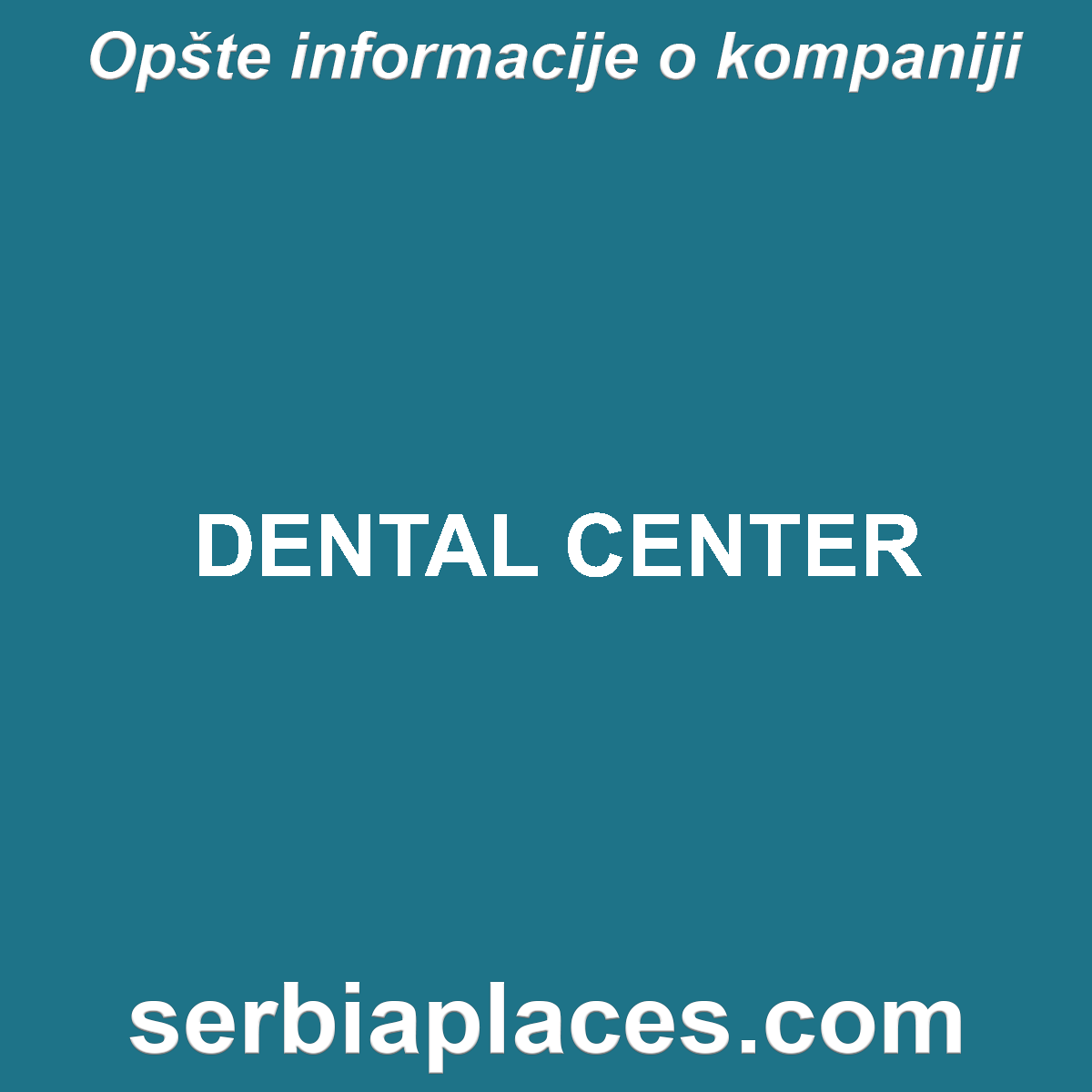 DENTAL CENTER