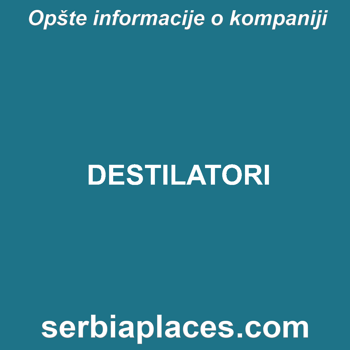 DESTILATORI