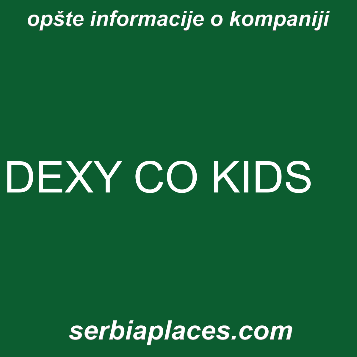 DEXY CO KIDS