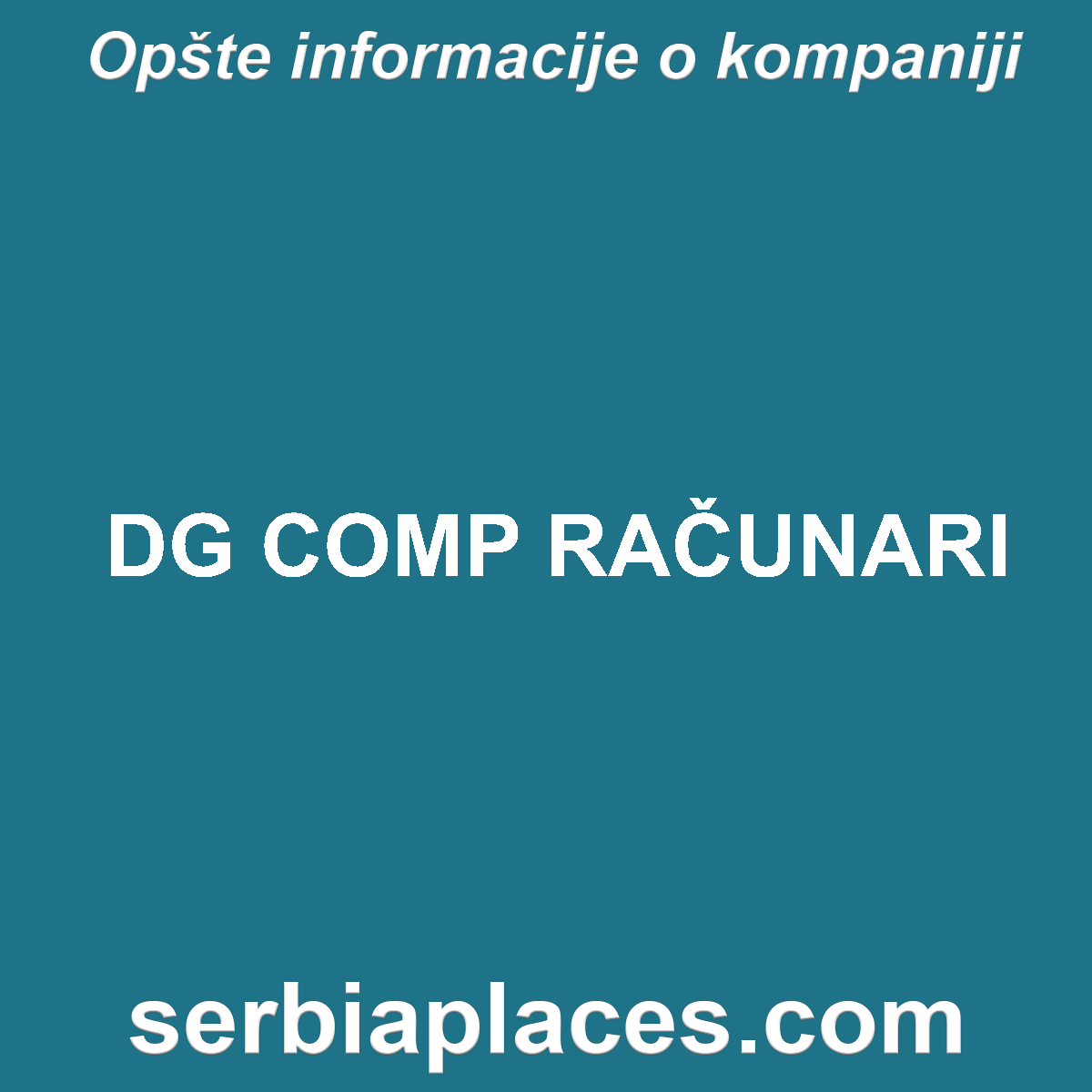 DG COMP RAČUNARI
