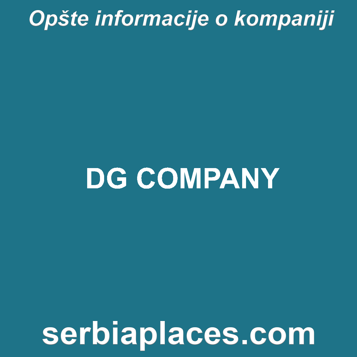 DG COMPANY
