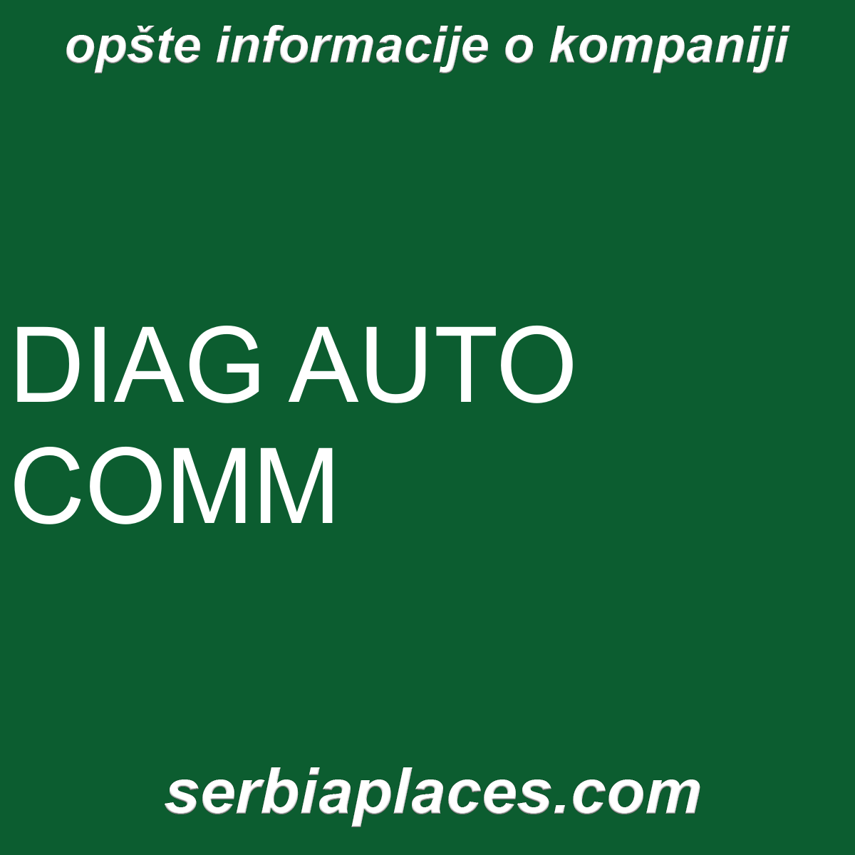 DIAG AUTO COMM