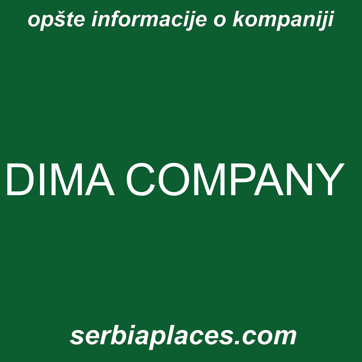 DIMA COMPANY