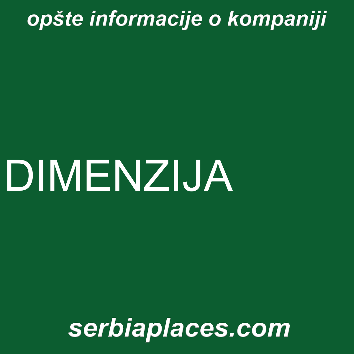 DIMENZIJA