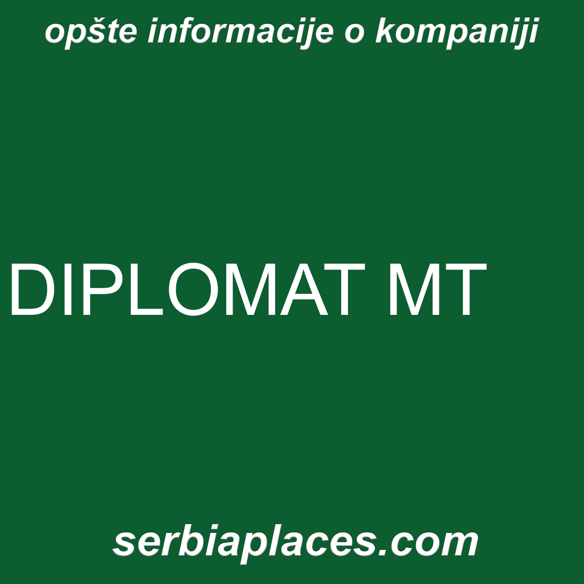 DIPLOMAT MT