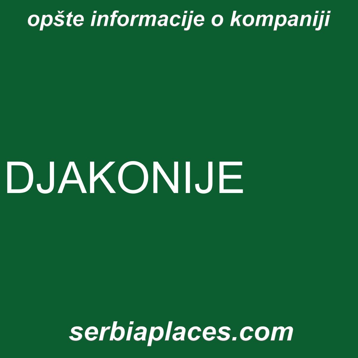DJAKONIJE