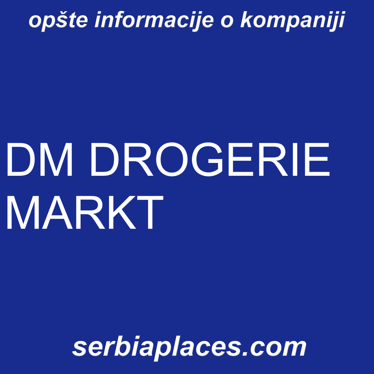 DM DROGERIE MARKT