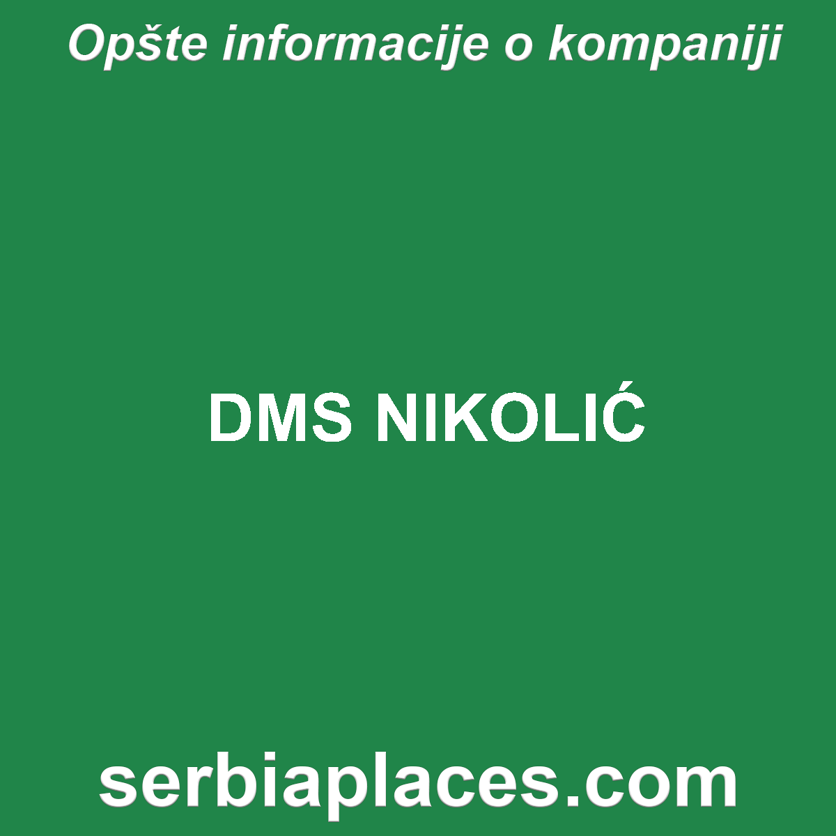 DMS NIKOLIĆ