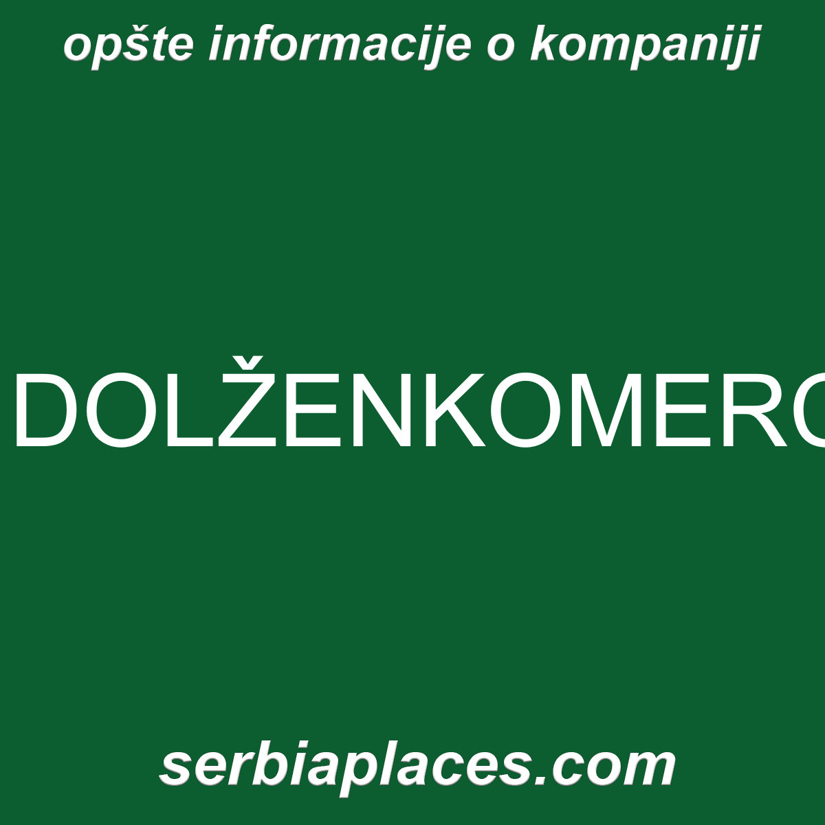 DOLŽENKOMERC