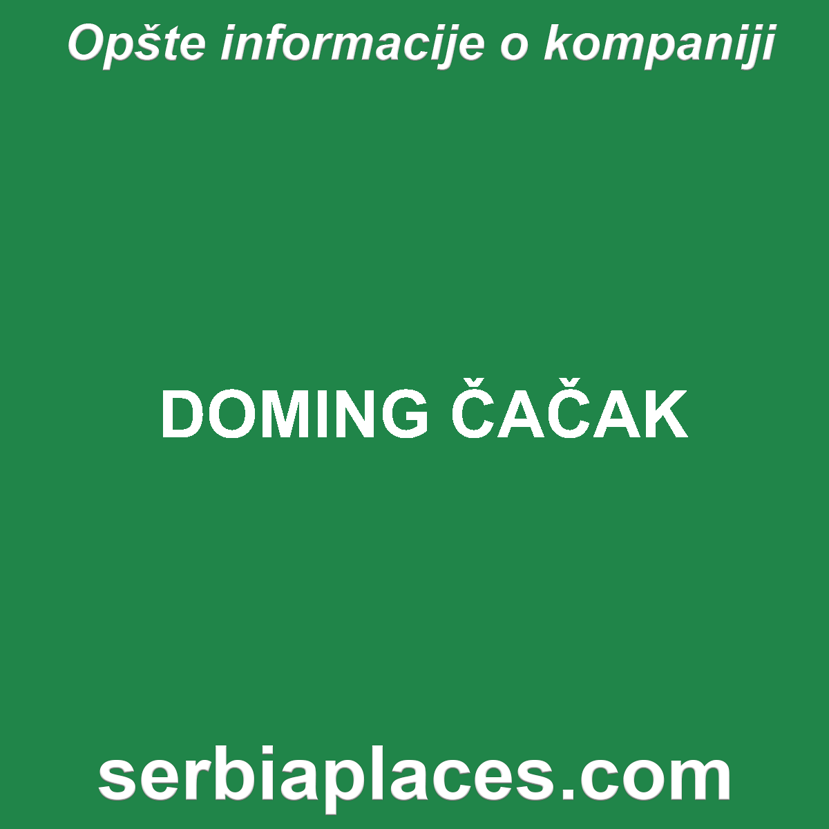 DOMING ČAČAK