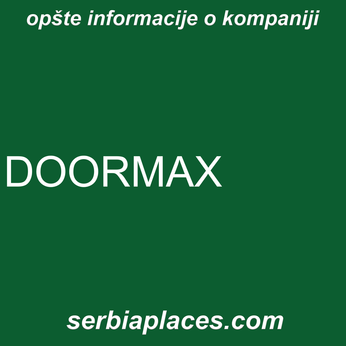 DOORMAX
