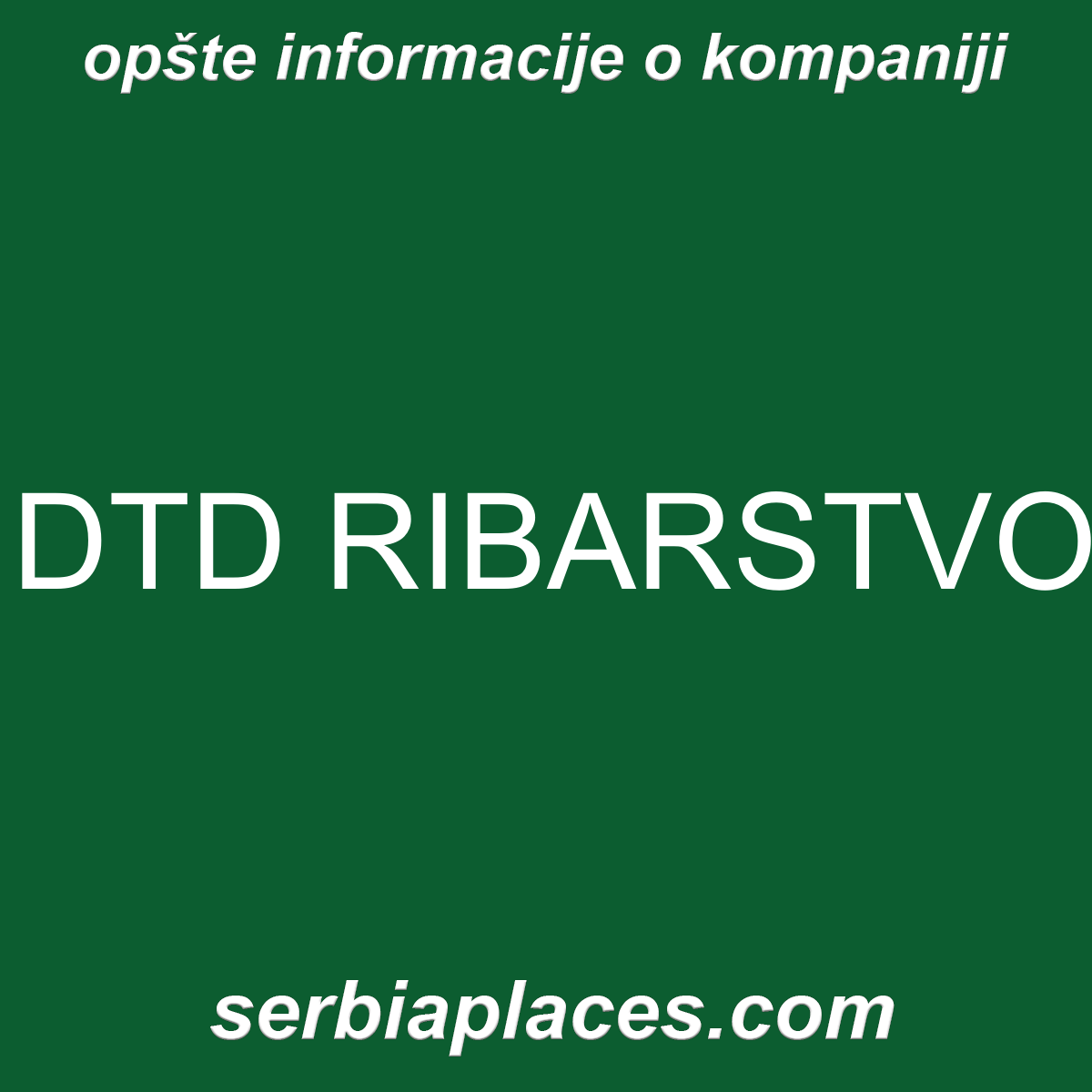 DTD RIBARSTVO