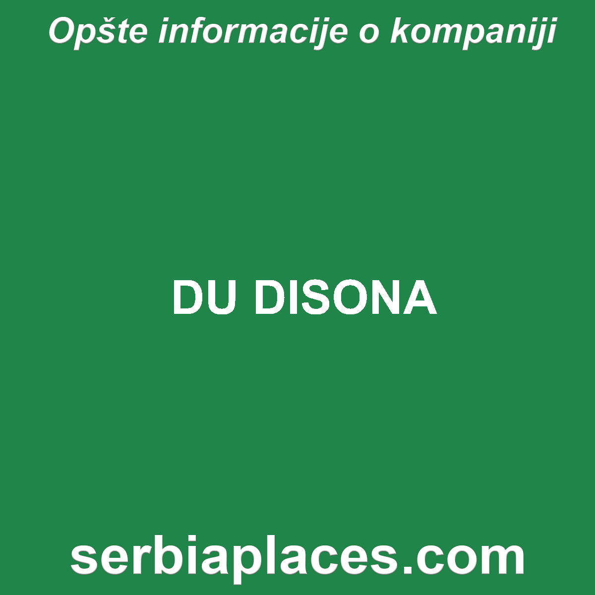 DU DISONA