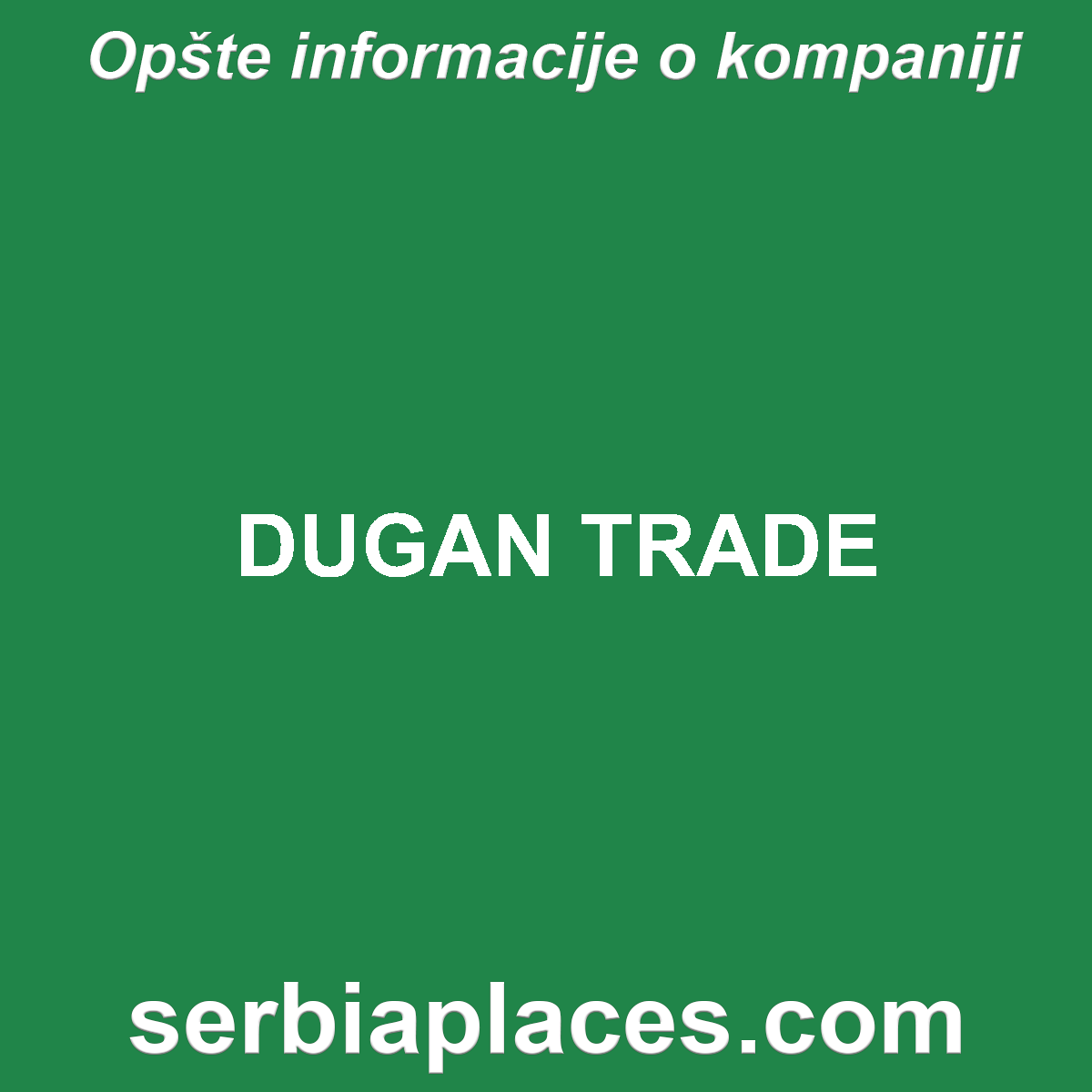 DUGAN TRADE