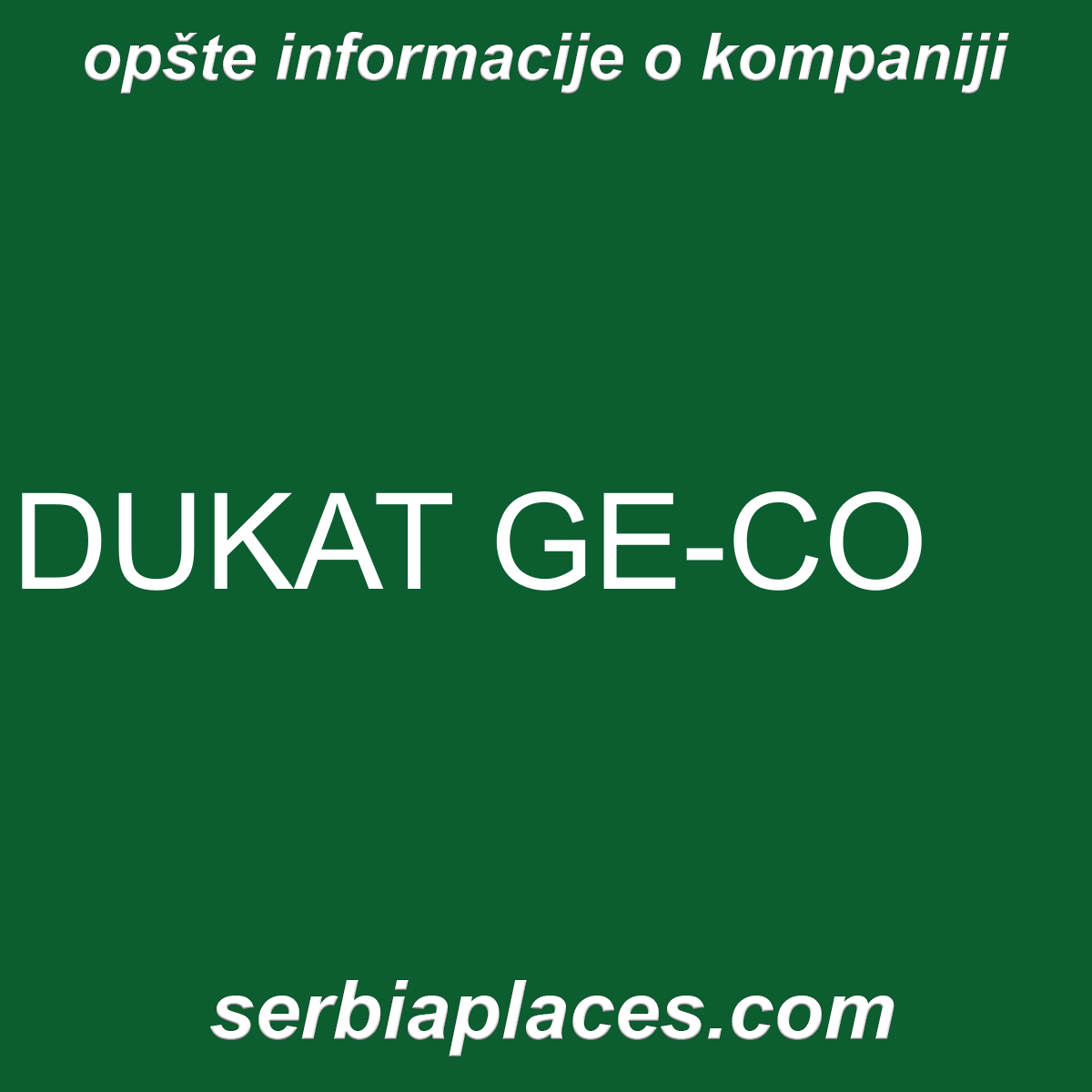 DUKAT GE-CO