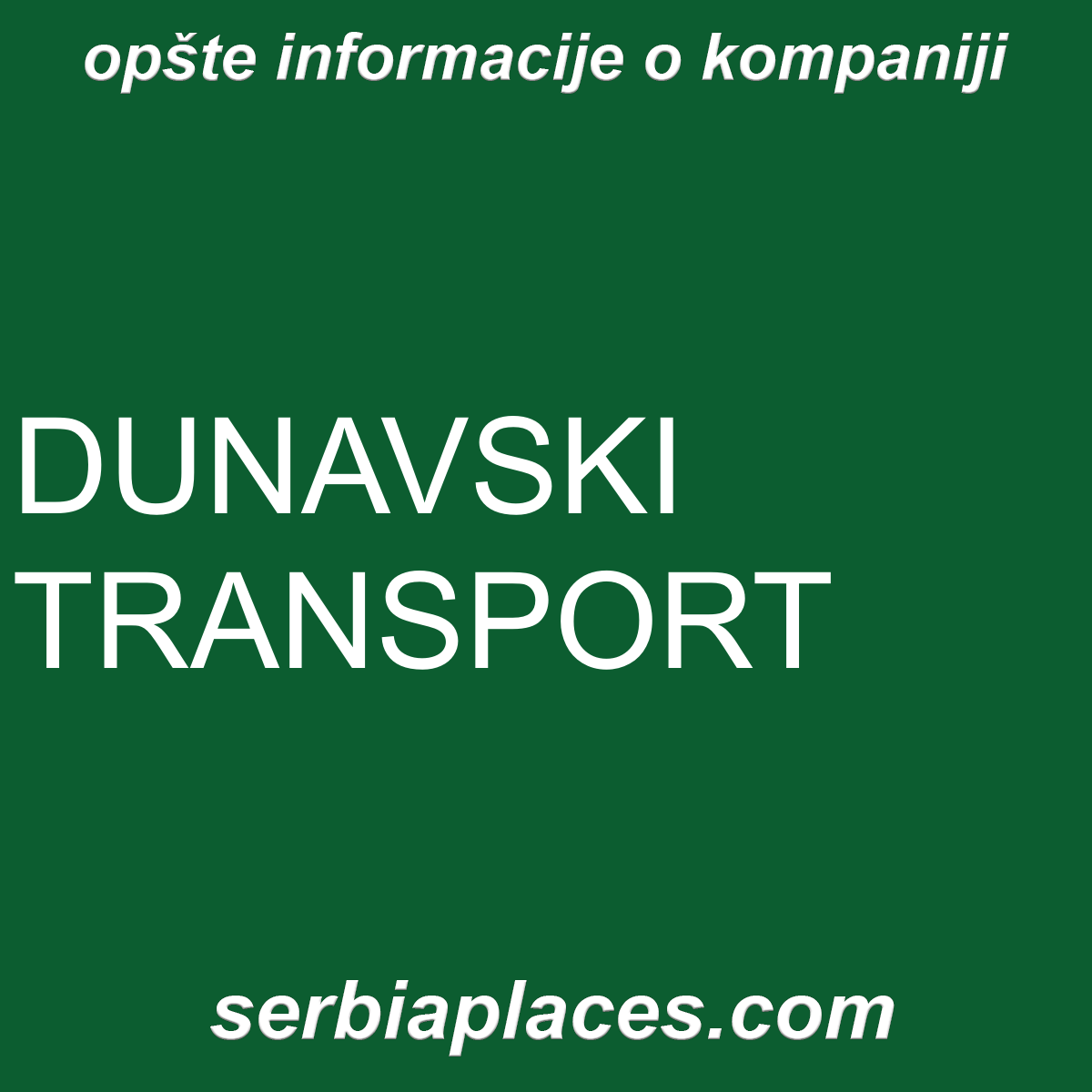 DUNAVSKI TRANSPORT