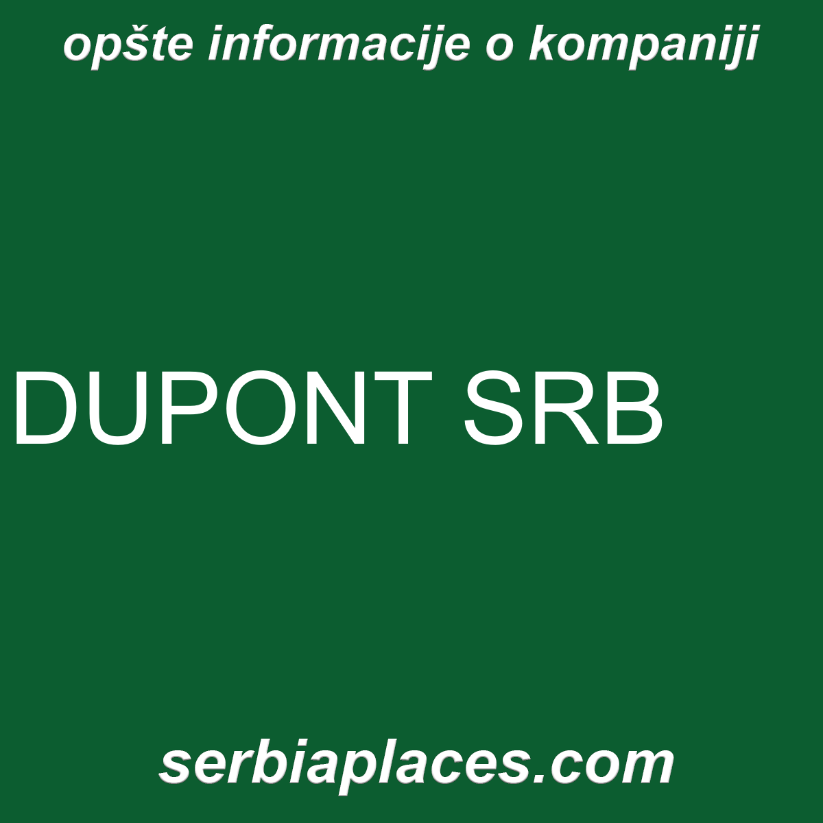 DUPONT SRB