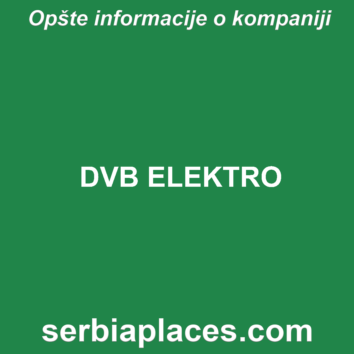 DVB ELEKTRO