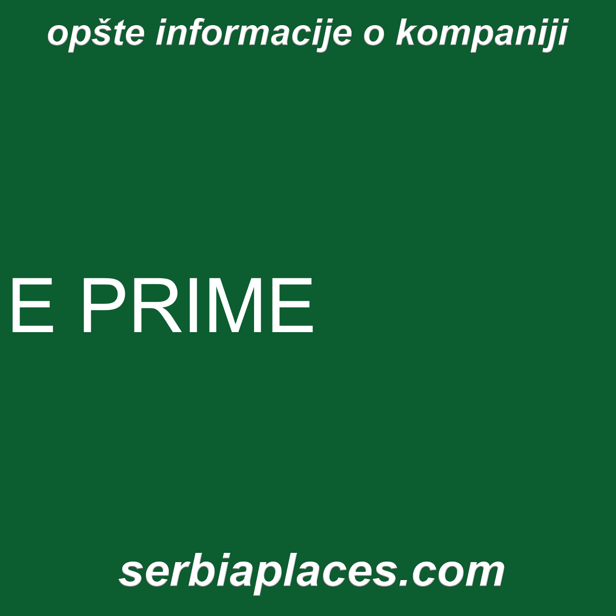 E PRIME