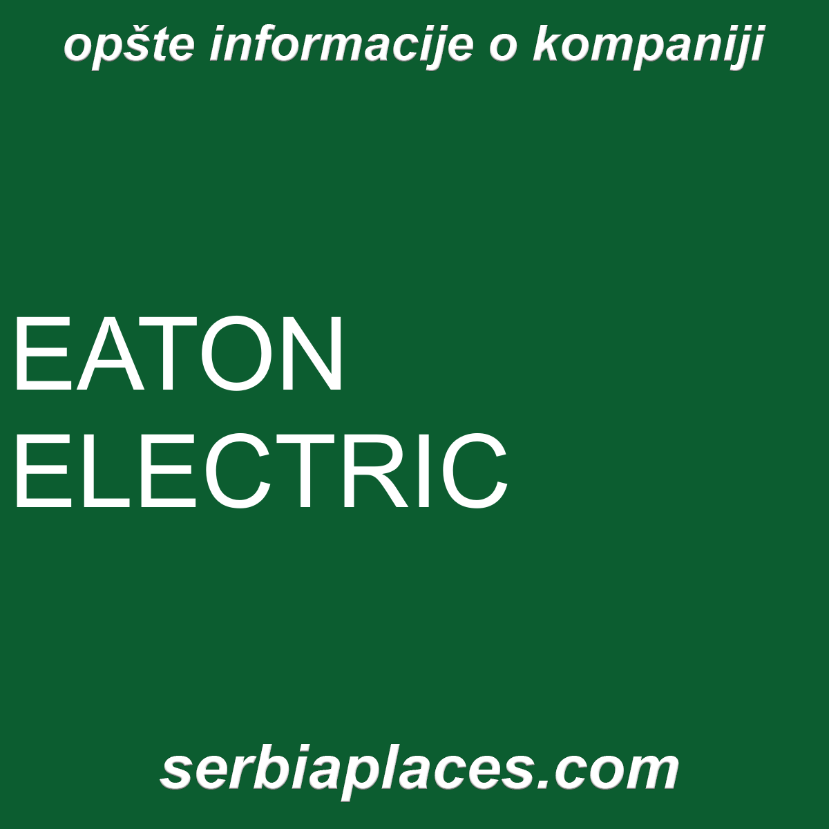 EATON ELECTRIC