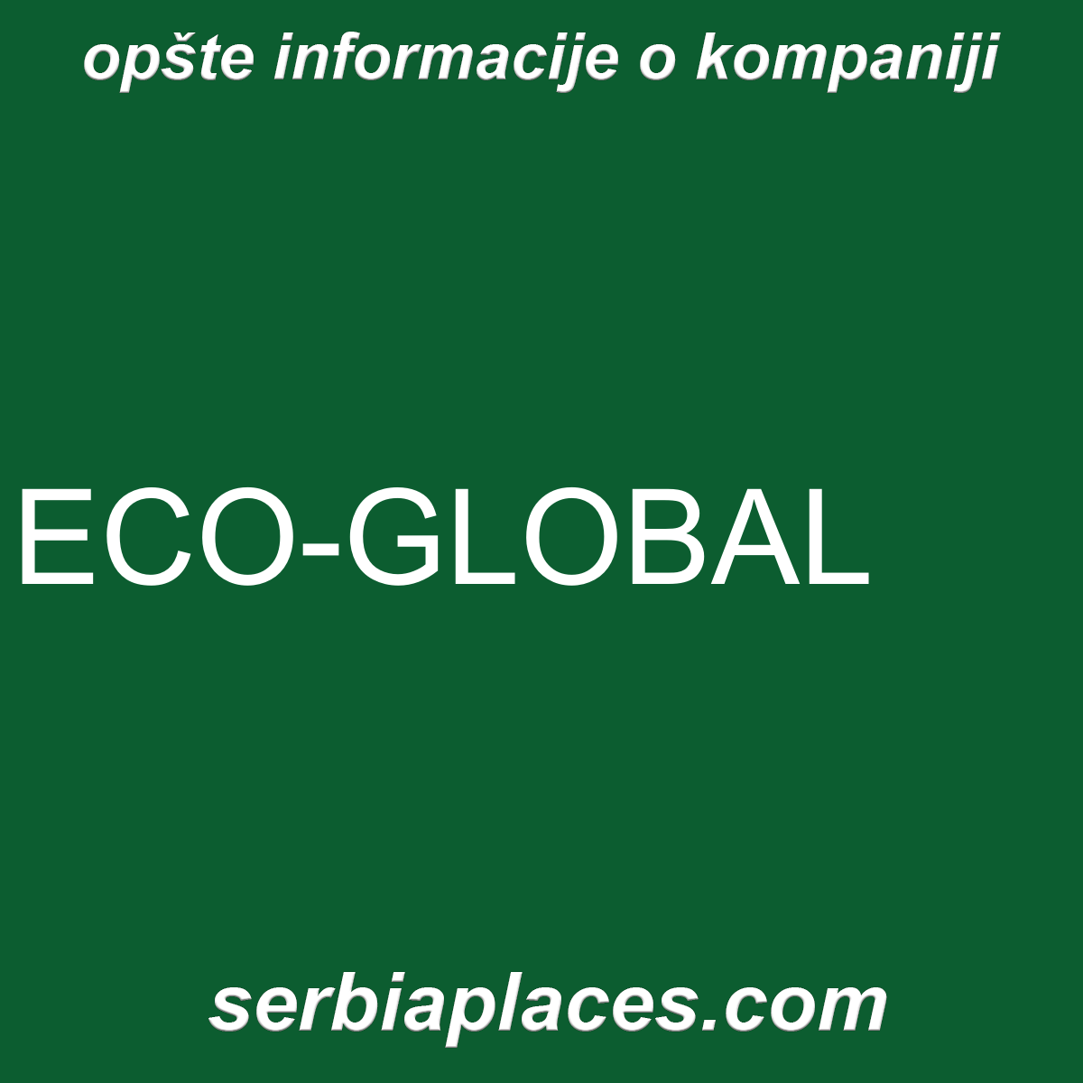 ECO-GLOBAL