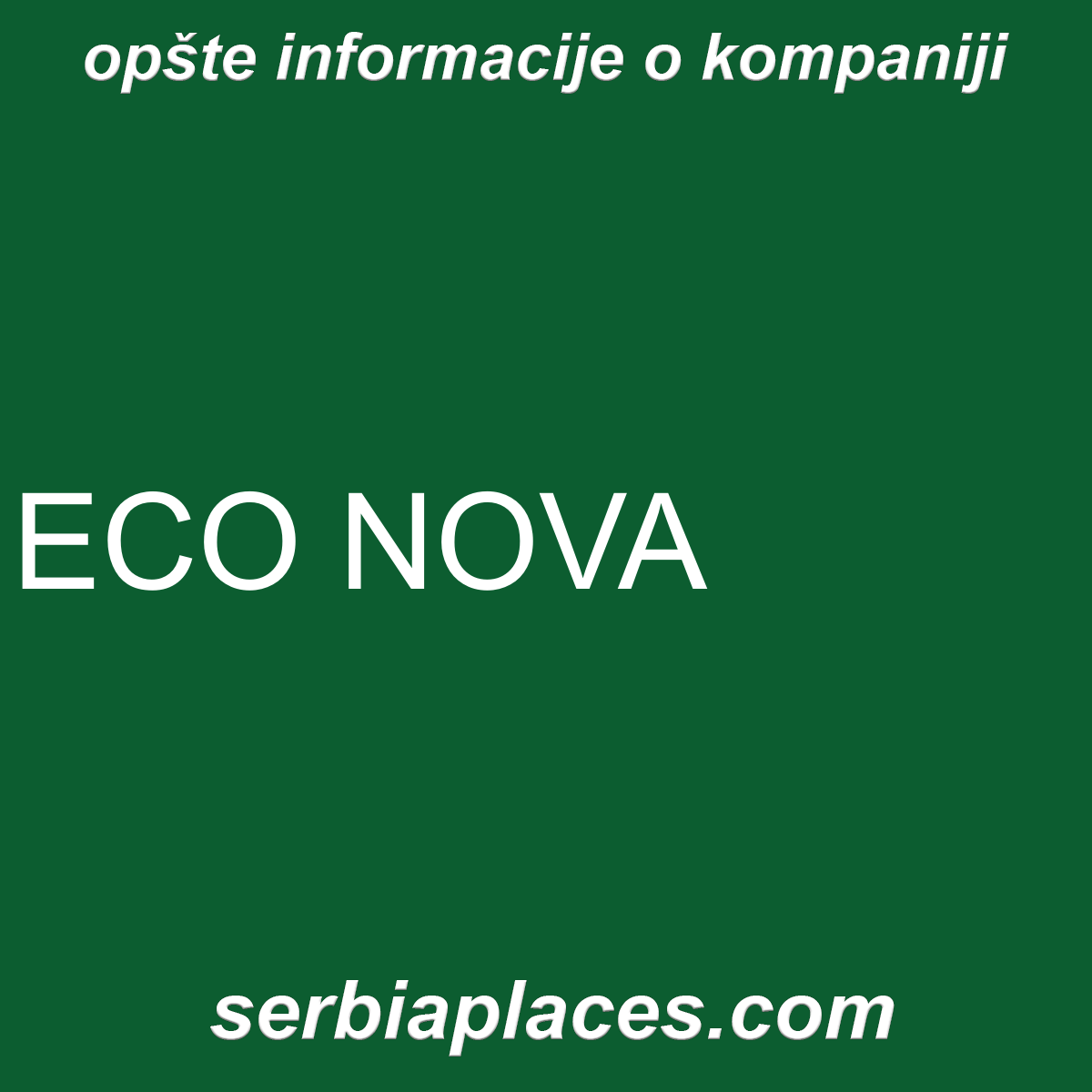 ECO NOVA