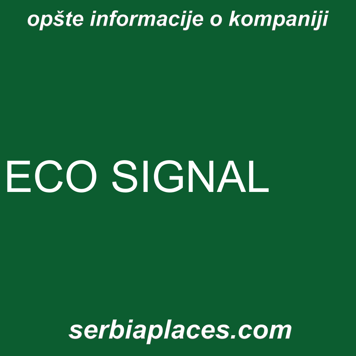 ECO SIGNAL