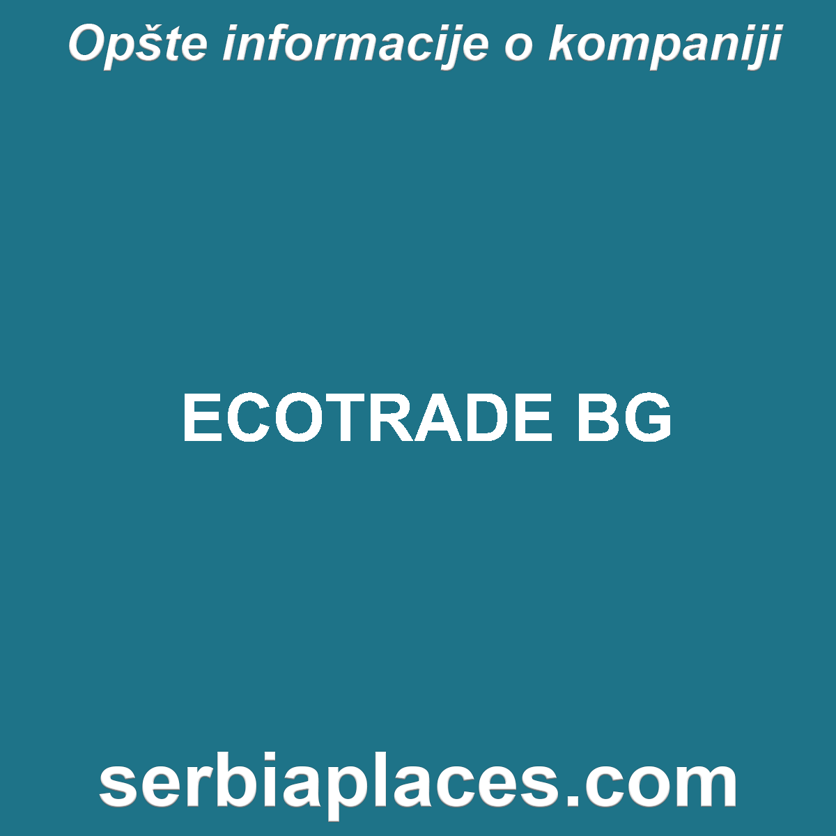 ECOTRADE BG