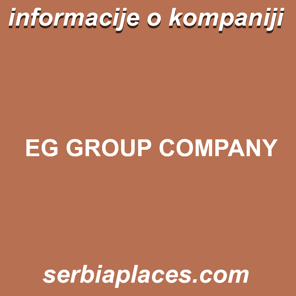 EG GROUP COMPANY