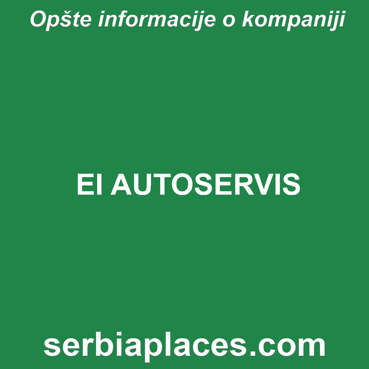 EI AUTOSERVIS