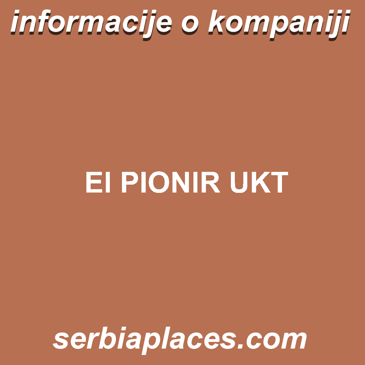 EI PIONIR UKT