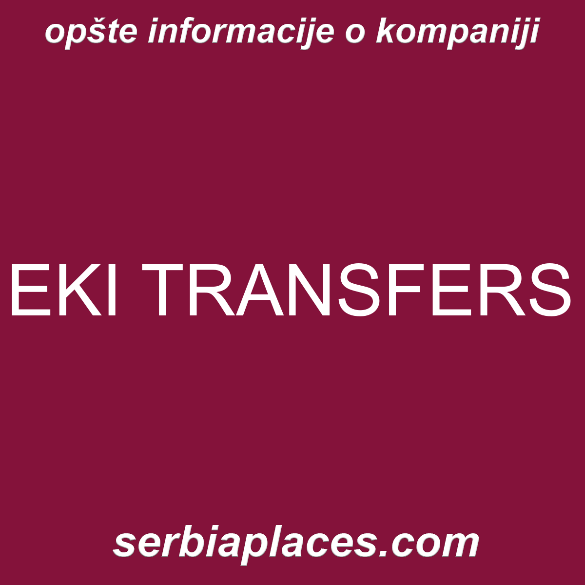 EKI TRANSFERS